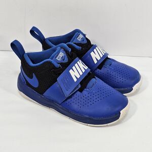 Nike Team Hustle D8  Toddler Size 10C (16 cm)  'Game Royal' 881943-405 Sneakers